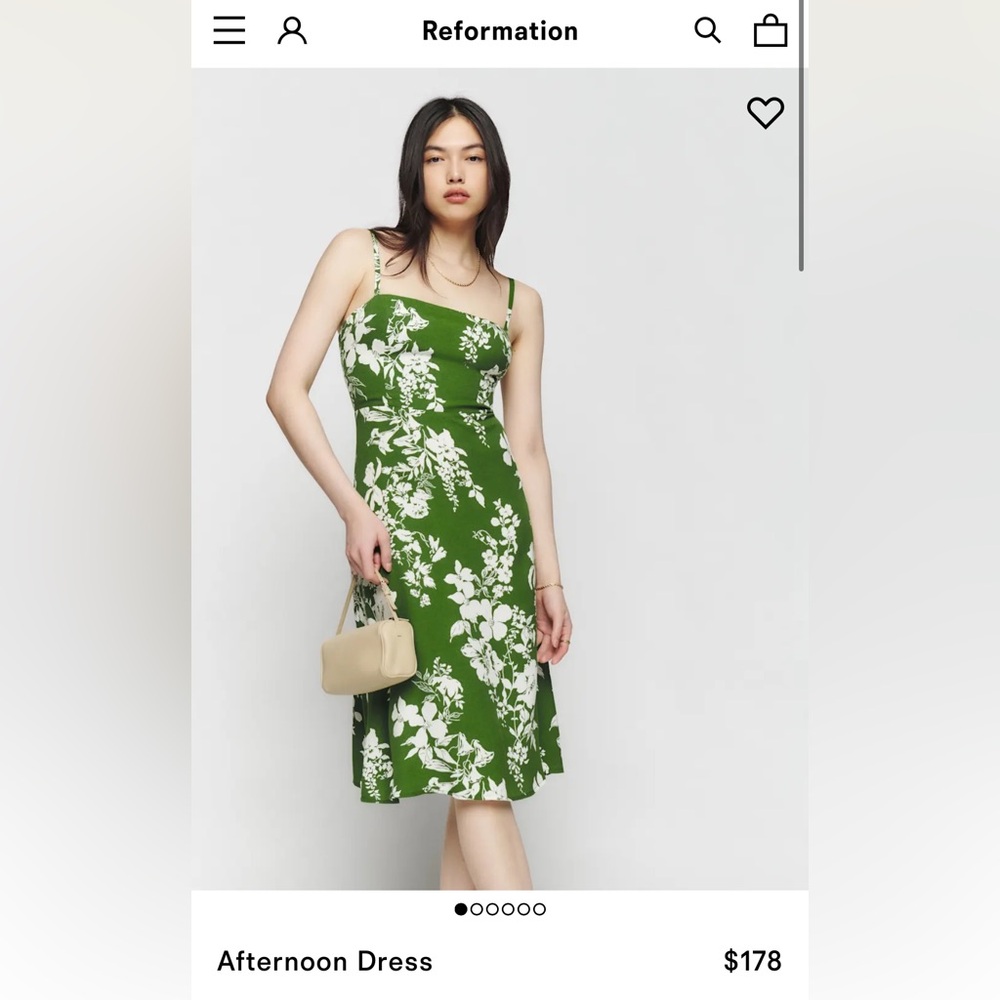 Reformation Afternoon Dress Mystique - Size 8